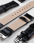 Italian Calfskin Leather Strap - Butterfly Buckle Clasp Type - Wancher Watch Wancher Watch Wancher Watch Italian Calfskin Leather Strap - Butterfly Buckle Clasp Type {{ Automatic Watch {{ Watch }} }} {{ Japan }} 上品な21mmラグ幅のイタリア製本物のレザーストラップには蝶々の留め具が付いています。この豪華なアクセサリーであなたの時計を引き立てましょう