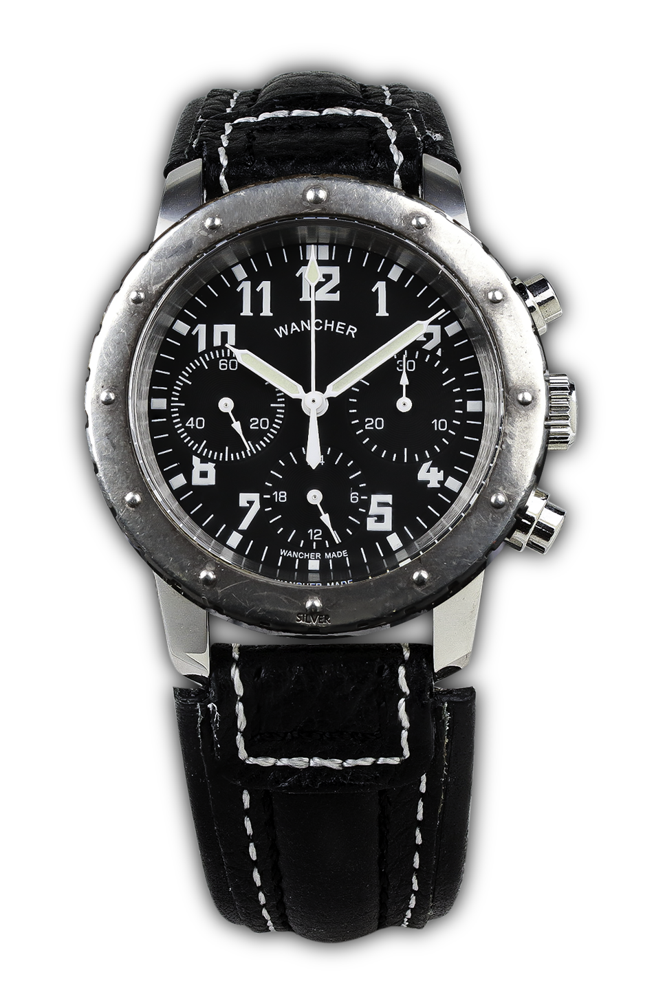 アエロ・ナハト ガンメタル・スターリングシルバー – Wancher Watch Japan アエロ・ナハト ガンメタル・スターリングシルバー – Wancher Watch Japan