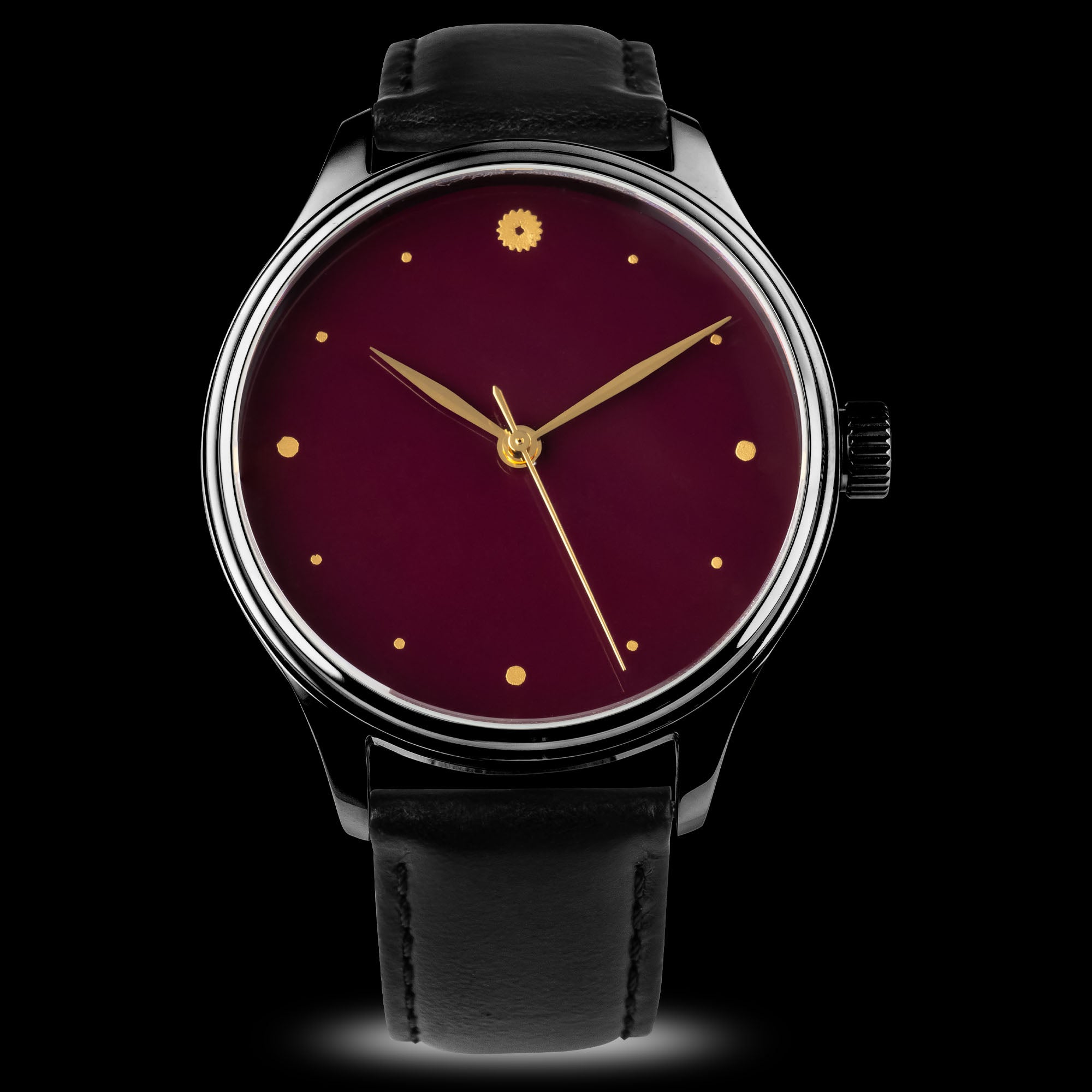 ドリームウォッチ・紫・漆文字盤｜日本製自動巻き時計 – Wancher Watch