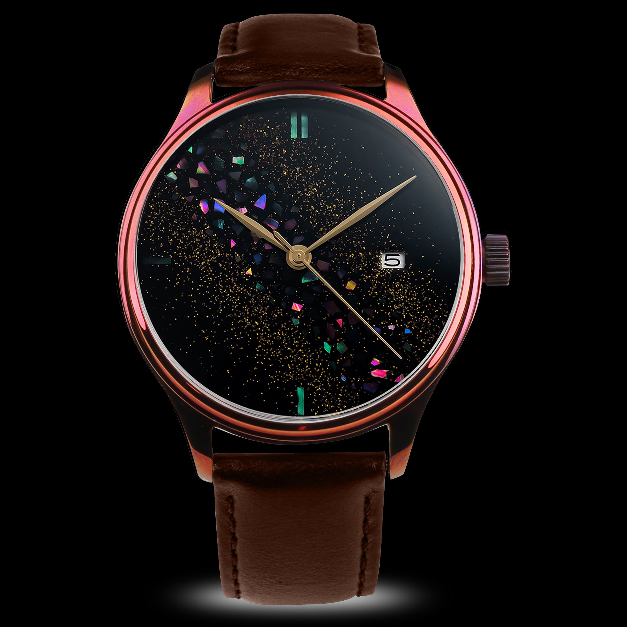独特な Wancher Dream ワンチャー・ドリームウォッチ・螺鈿 Watch 時計
