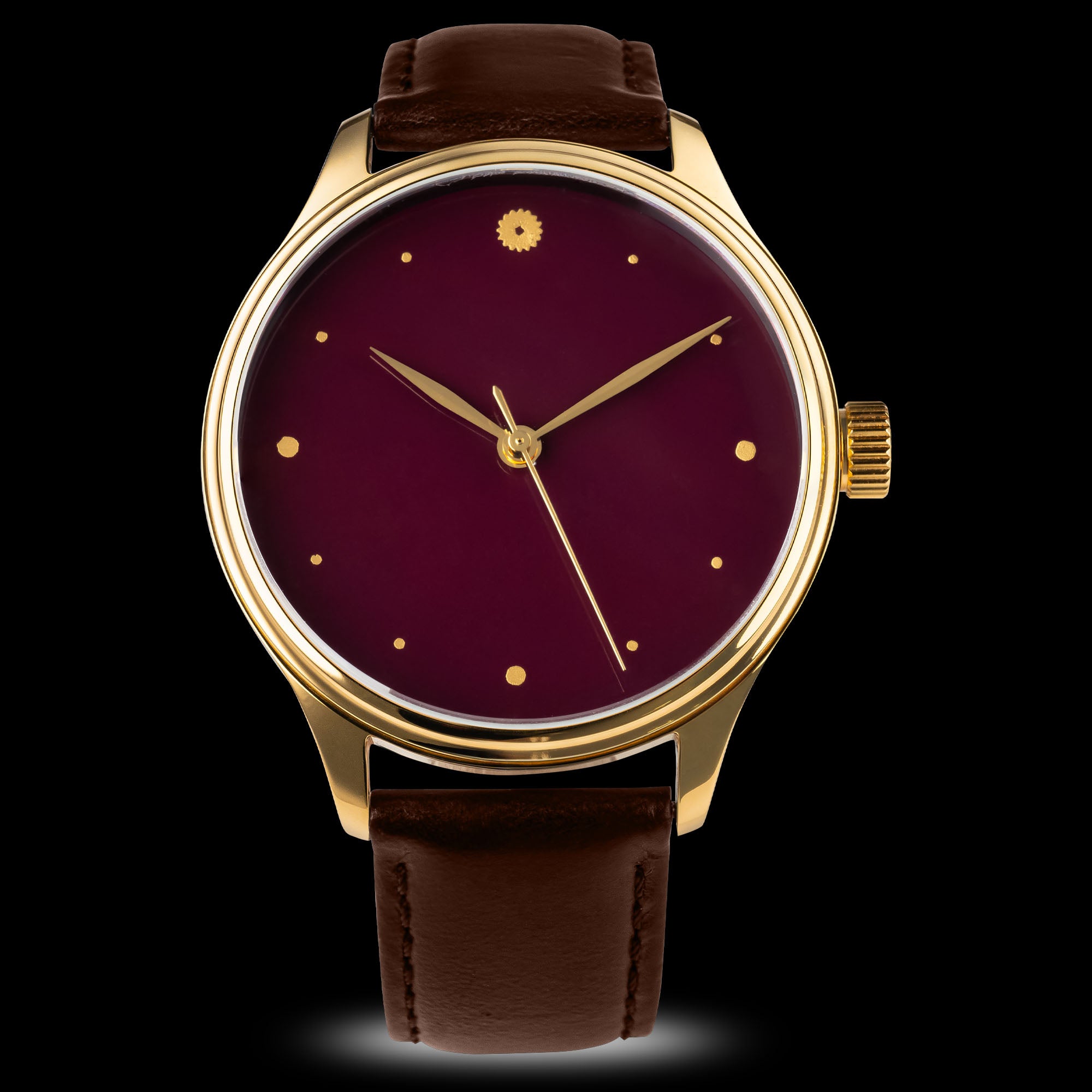 MOD自動巻時計 1の写真38ミリ 4の写真39ミリ ドリームウォッチ・紫・漆文字盤｜日本製自動巻き時計 – Wancher Watch