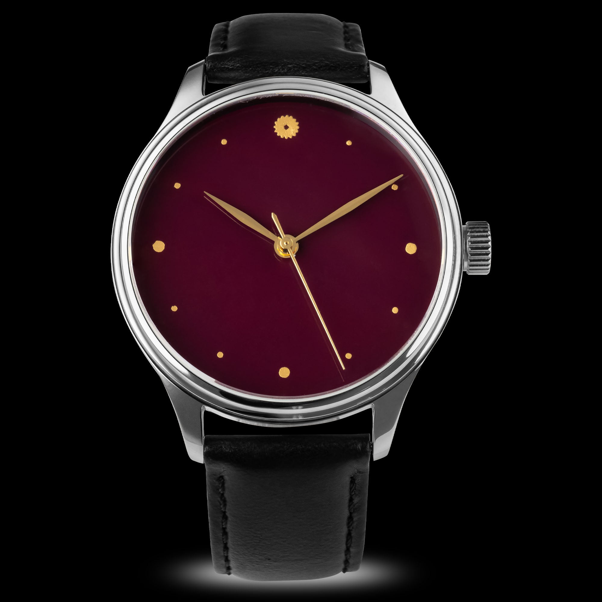 ドリームウォッチ・紫・漆文字盤｜日本製自動巻き時計 – Wancher Watch